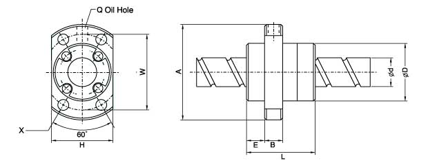 SFE1616-3、滾珠絲杠軸承