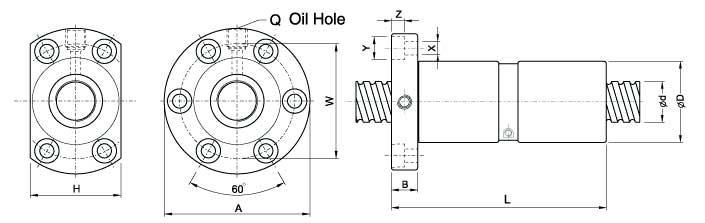 DFI1605-4、滾珠絲杠軸承