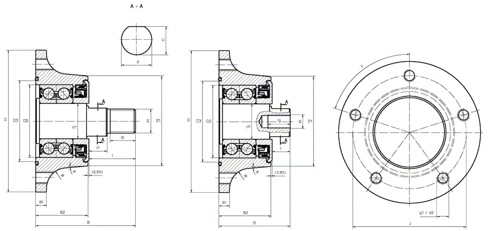 AHU20100B-01輪轂軸承